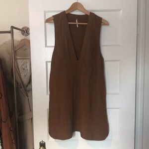 Free people brown tunic dress